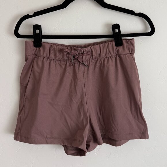 CRZ Yoga Mauve Quick-Dry Loose Running Shorts - Picture 2 of 4